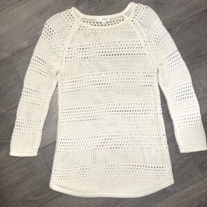 Northern Reflections lace like Knit Top/sweater size small